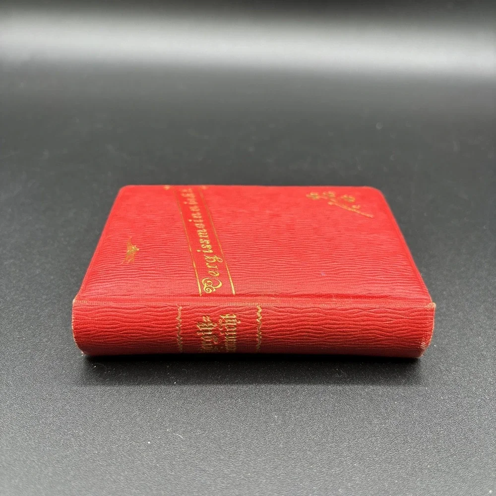 Antique 1908 Illustrated German Christian Forget Me Not Book‎ Vergissmeinnicht
